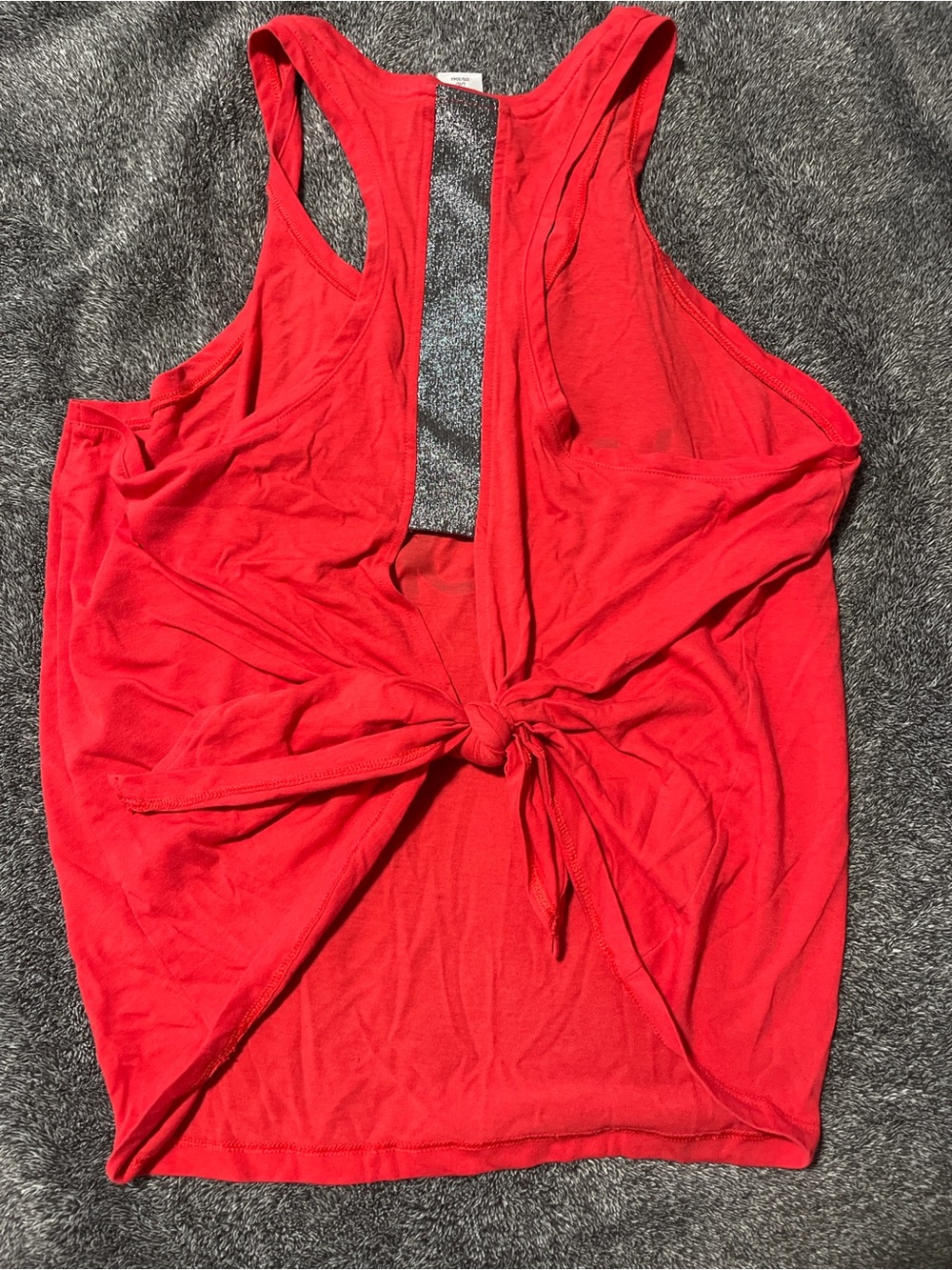 Women's Red Racerback Tank - Picture 2 of 3